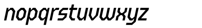 FX Gerundal Medium Italic Font LOWERCASE