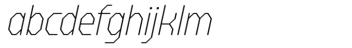 FX Gerundal Thin Italic FONT