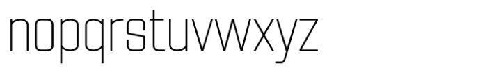 FX Neofara Thin Font LOWERCASE