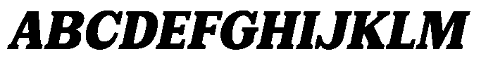 FX Njungkel Black Italic Font UPPERCASE