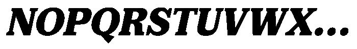 FX Njungkel Black Italic Font UPPERCASE