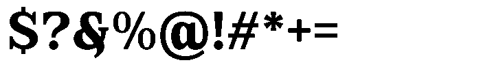 FX Njungkel Bold Font OTHER CHARS