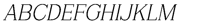 FX Njungkel Extra Light Italic Font UPPERCASE