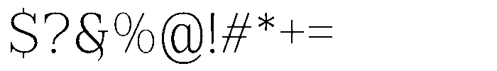 FX Njungkel Extra Light Font OTHER CHARS