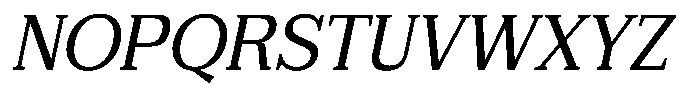 FX Njungkel Italic Font UPPERCASE