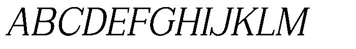 FX Njungkel Light Italic Font UPPERCASE
