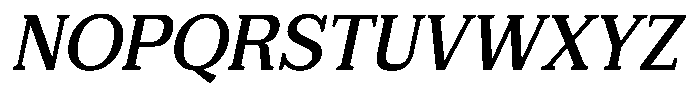 FX Njungkel Medium Italic Font UPPERCASE