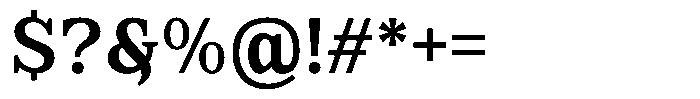 FX Njungkel Semi Bold Font OTHER CHARS