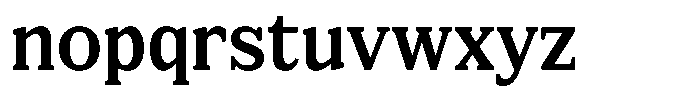 FX Njungkel Semi Bold Font LOWERCASE