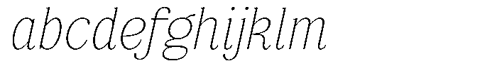 FX Njungkel Thin Italic FONT