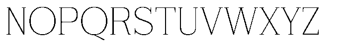FX Njungkel Thin Font UPPERCASE