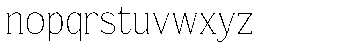 FX Njungkel Thin Font LOWERCASE