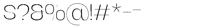 FX Regant Extra Light Font OTHER CHARS