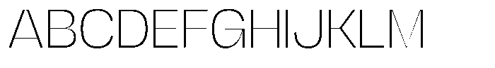 FX Regant Extra Light Font UPPERCASE