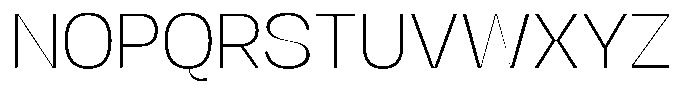 FX Regant Extra Light Font UPPERCASE