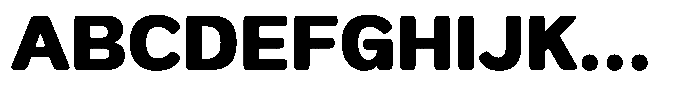 FX Telaga Black Font UPPERCASE