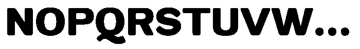 FX Telaga Black Font UPPERCASE
