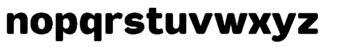FX Telaga Black Font LOWERCASE
