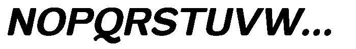FX Telaga Bold Italic Font UPPERCASE