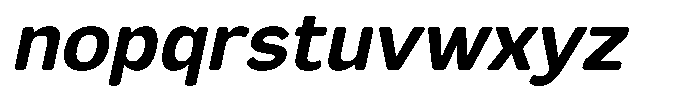 FX Telaga Bold Italic Font LOWERCASE
