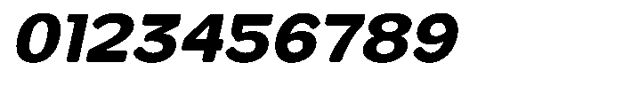 FX Telaga Extra Bold Italic Font OTHER CHARS