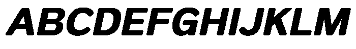 FX Telaga Extra Bold Italic Font UPPERCASE