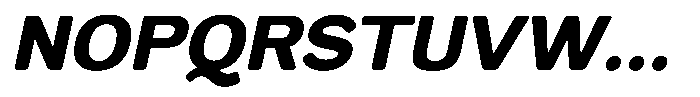 FX Telaga Extra Bold Italic Font UPPERCASE