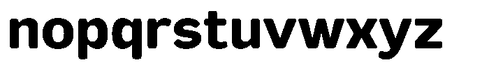 FX Telaga Extra Bold Font LOWERCASE