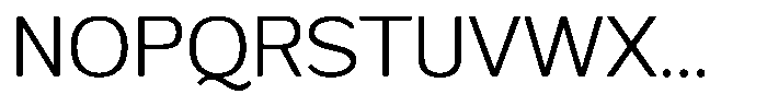 FX Telaga Light Font UPPERCASE