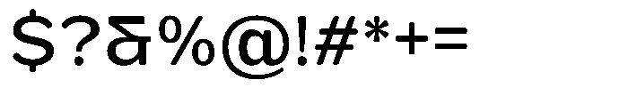 FX Telaga Medium Font OTHER CHARS