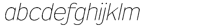 FX Telaga Thin Italic FONT