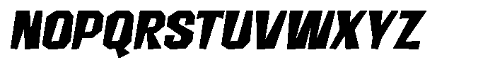 FX Wadag Black Italic Font UPPERCASE