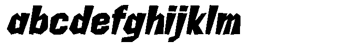 FX Wadag Black Italic FONT