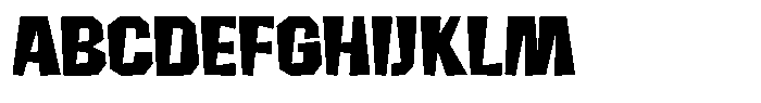 FX Wadag Black Font UPPERCASE