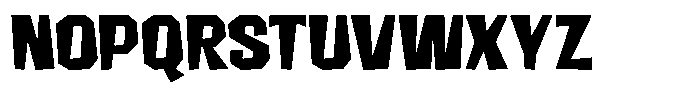 FX Wadag Black Font UPPERCASE