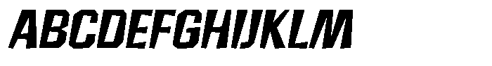 FX Wadag Bold Italic Font UPPERCASE
