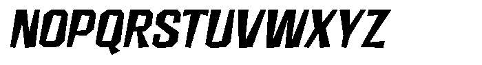 FX Wadag Bold Italic Font UPPERCASE