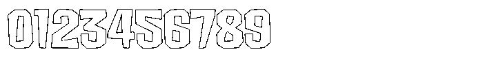 FX Wadag Bold Outline Font OTHER CHARS