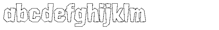 FX Wadag Extra Bold Outline FONT