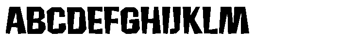 FX Wadag Extra Bold Font UPPERCASE