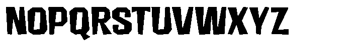 FX Wadag Extra Bold Font UPPERCASE