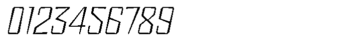 FX Wadag Extra Light Italic Font OTHER CHARS