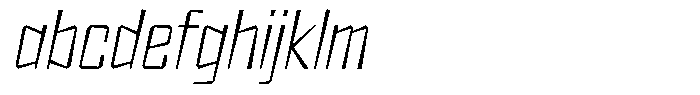 FX Wadag Extra Light Italic FONT