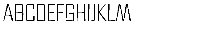 FX Wadag Extra Light Font UPPERCASE