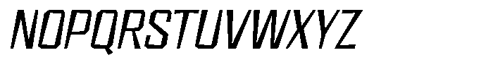 FX Wadag Italic Font UPPERCASE