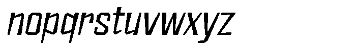 FX Wadag Italic Font LOWERCASE