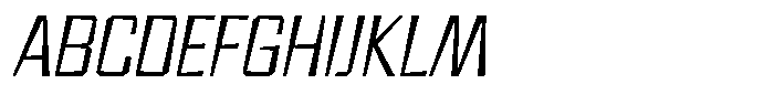 FX Wadag Light Italic Font UPPERCASE