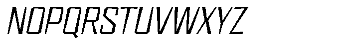 FX Wadag Light Italic Font UPPERCASE