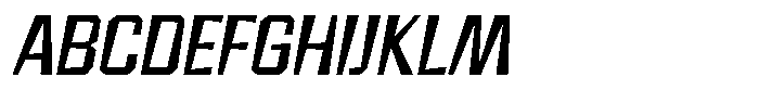 FX Wadag Medium Italic Font UPPERCASE