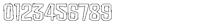 FX Wadag Medium Outline Font OTHER CHARS